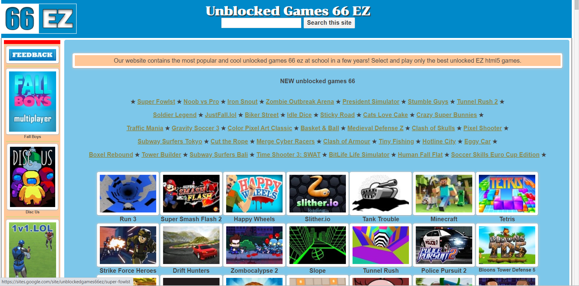 Unblocked Games 66 Popular Online Games In 2023