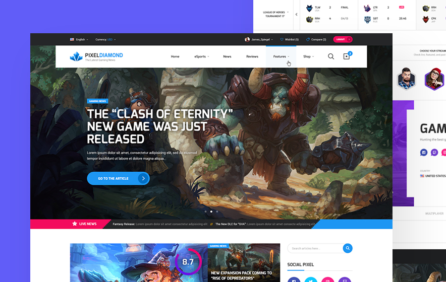 Pixel Diamond Gaming Magazine